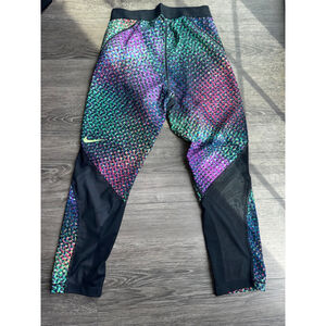Nike Pro Hypercool Leggings S Black Multi-color Women's